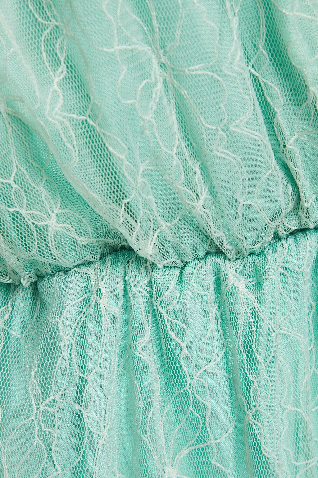 HOFMANN COPENHAGEN Sirena wrap-effect embroidered stretch-tulle mini dress