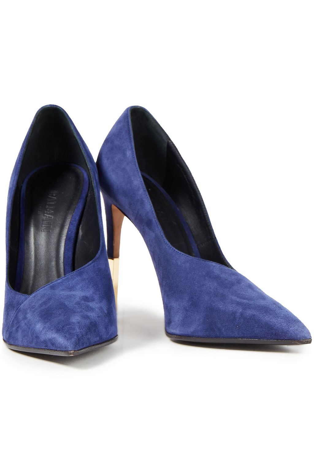 BALMAIN Agnes suede pumps