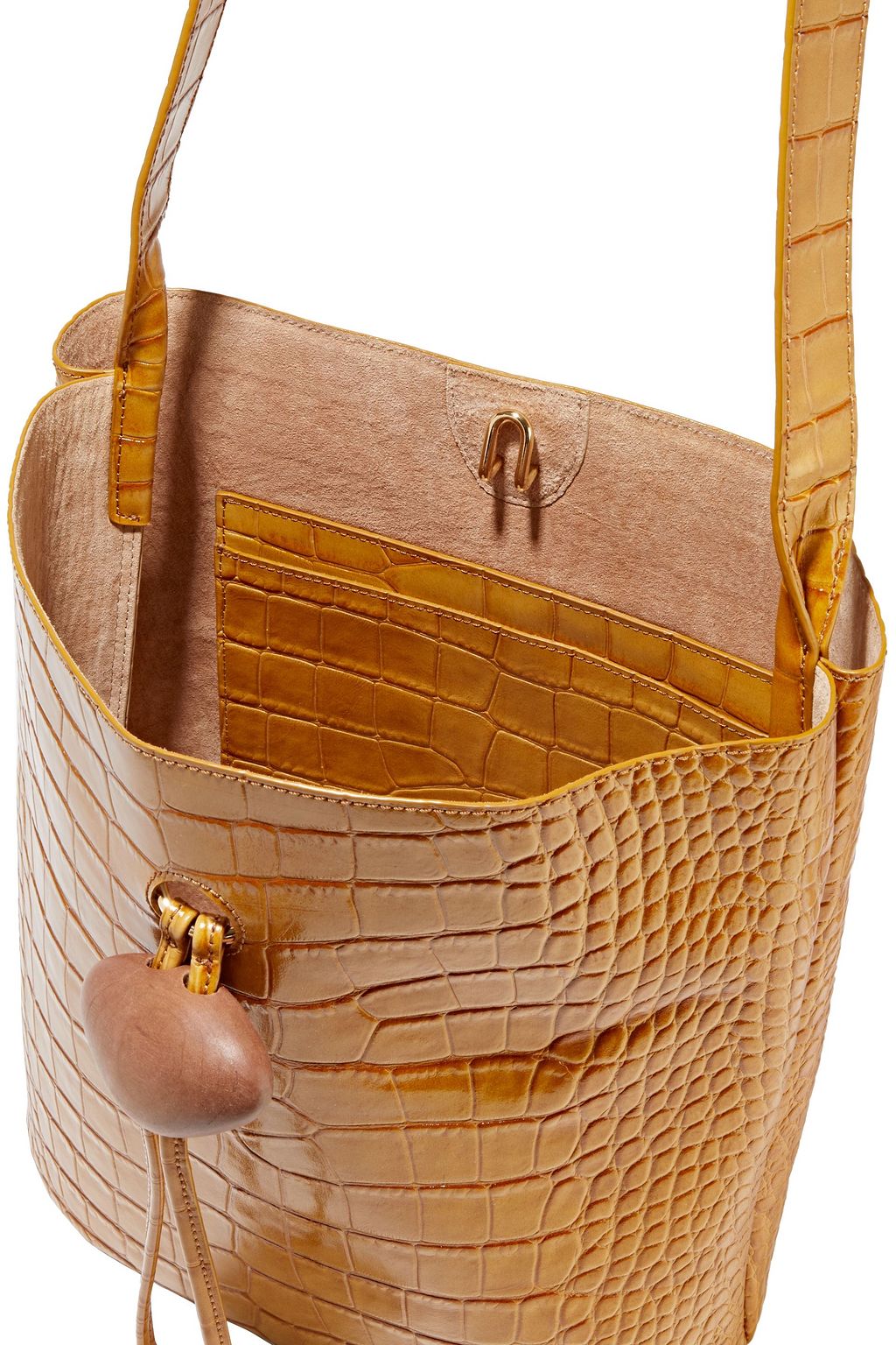 REJINA PYO Naomi croc-effect leather tote
