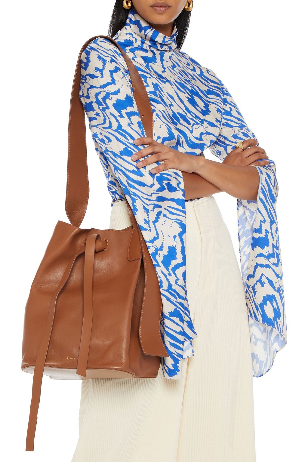 REJINA PYO Marlene textured-leather bucket bag