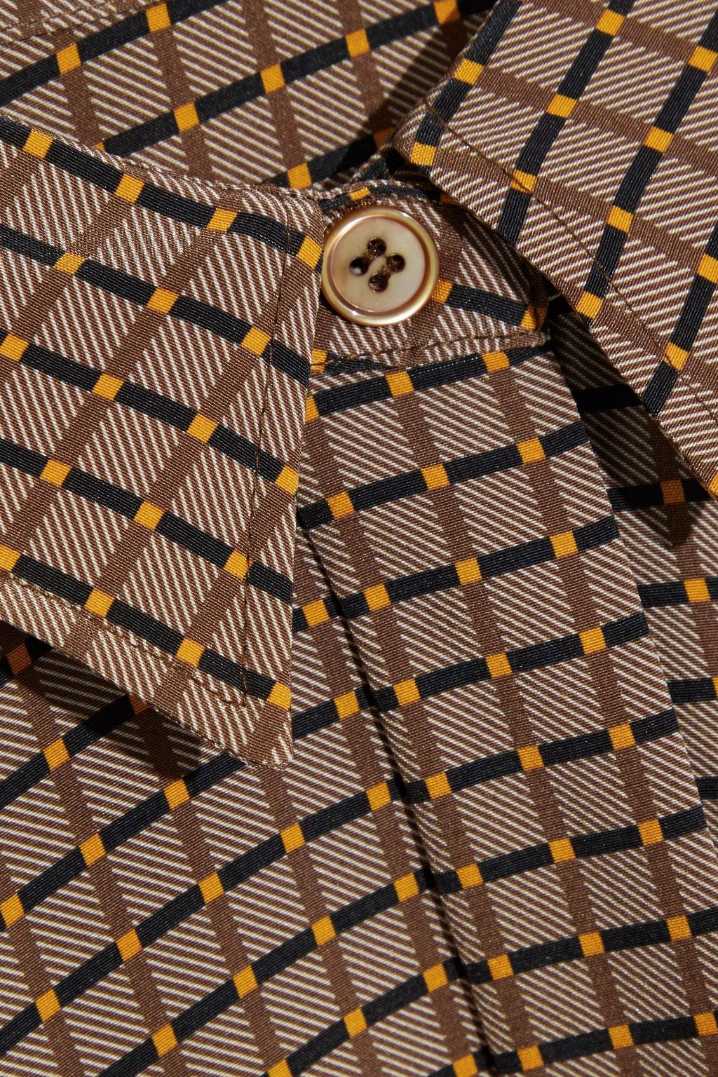 JOSEPH Bold printed silk crepe de chine shirt