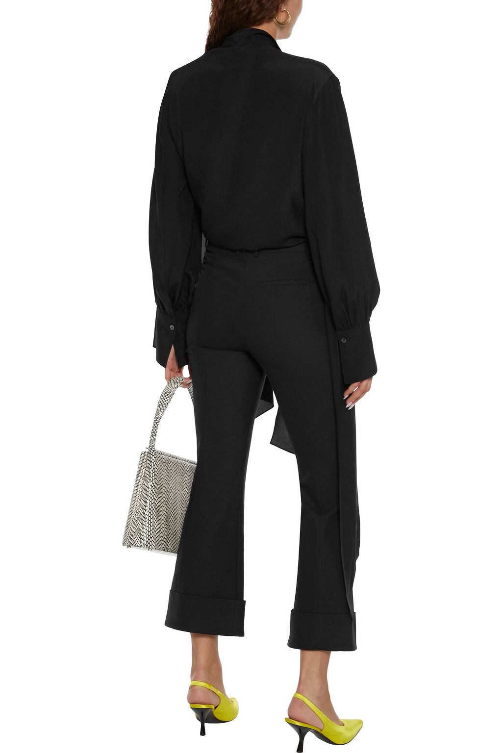 JOSEPH Tile wool-blend kick-flare pants