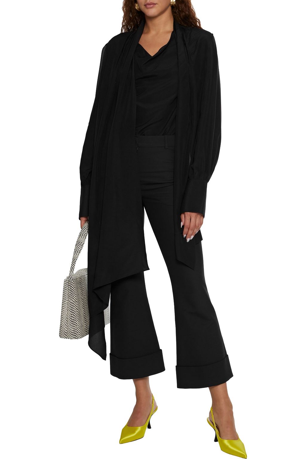 JOSEPH Tile wool-blend kick-flare pants