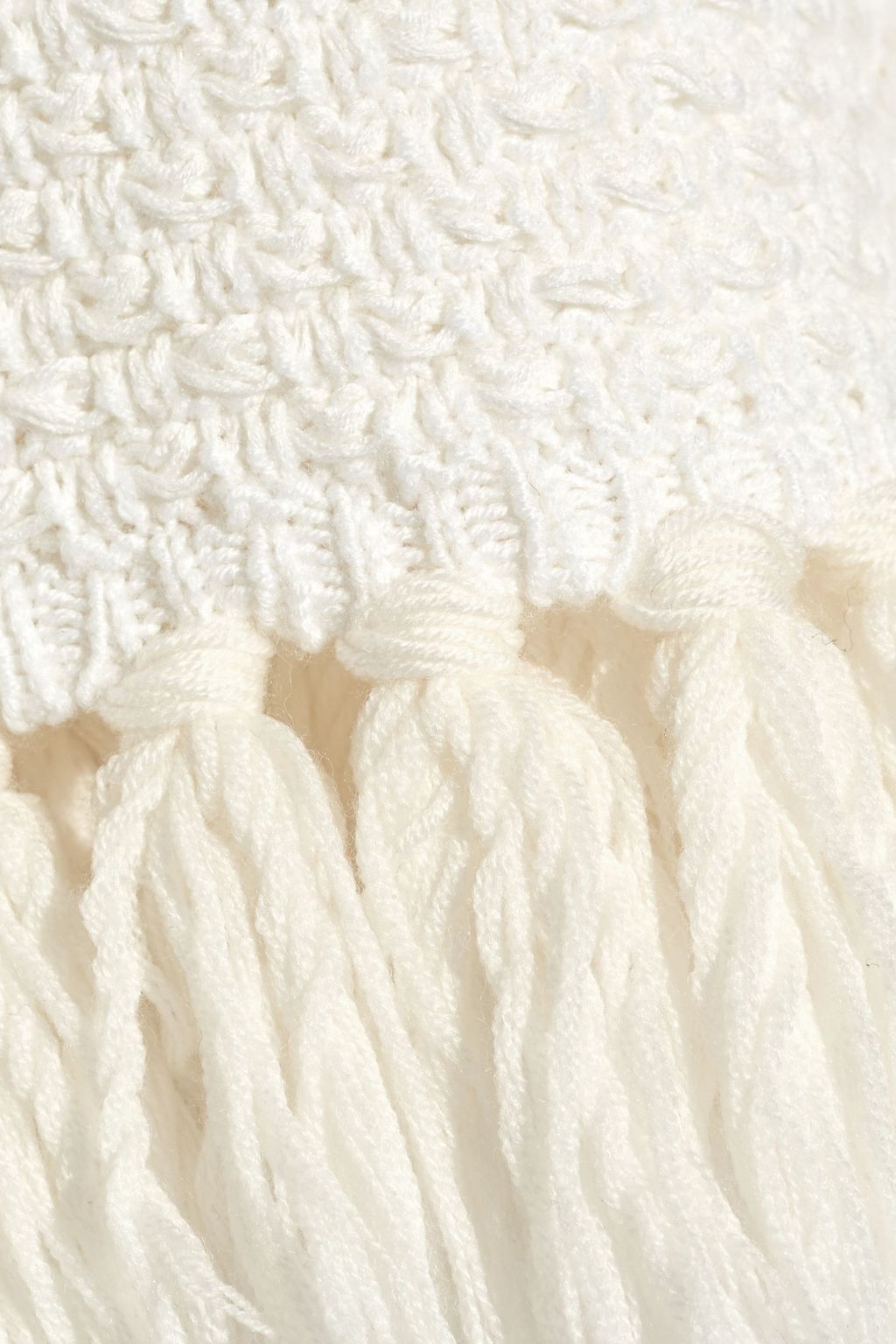 PROENZA SCHOULER Tasseled wool-blend turtleneck sweater
