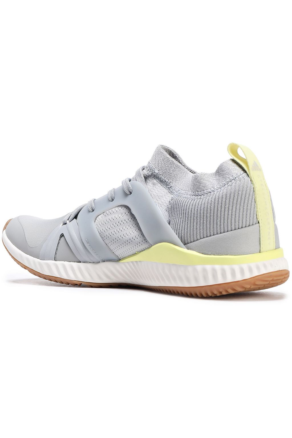 ADIDAS BY STELLA MCCARTNEY Crazy Train Pro S PVC-trimmed stretch-knit sneakers