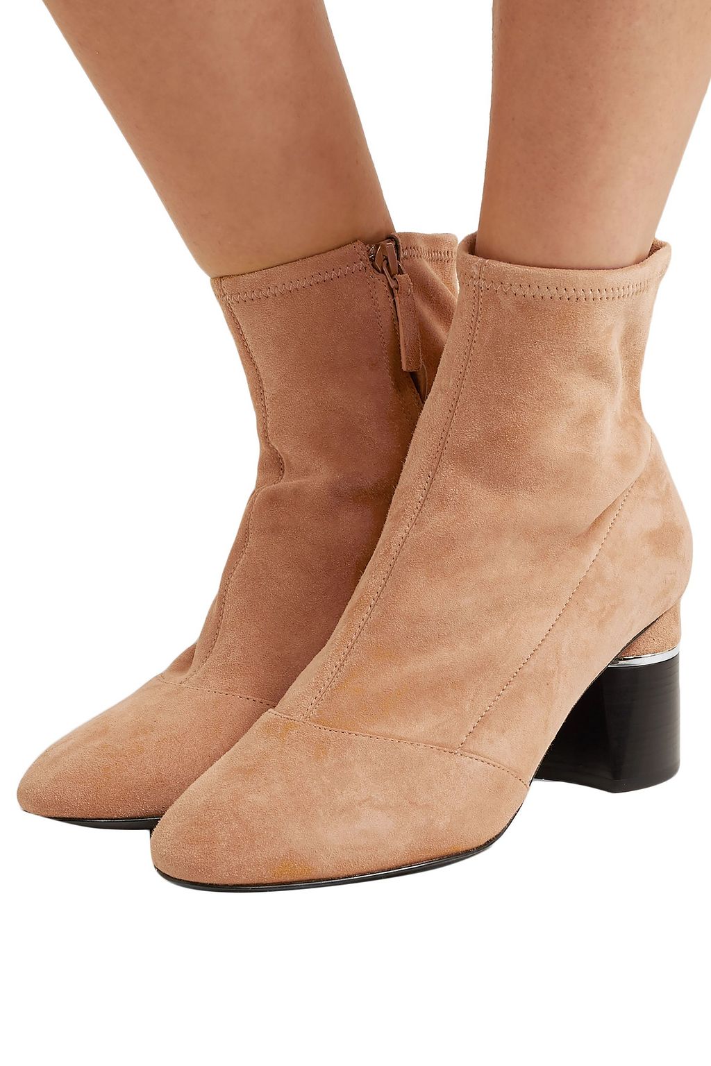 3.1 PHILLIP LIM Drum stretch-suede ankle boots