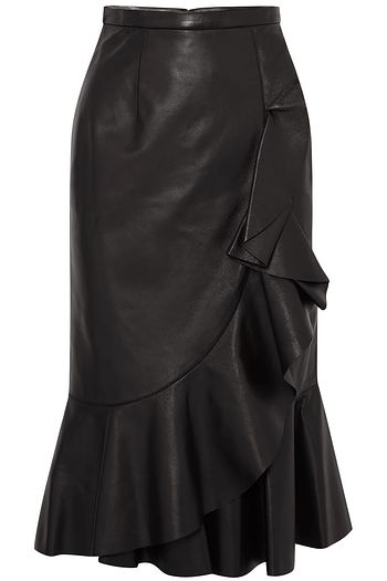 Michael kors leather skirt shop