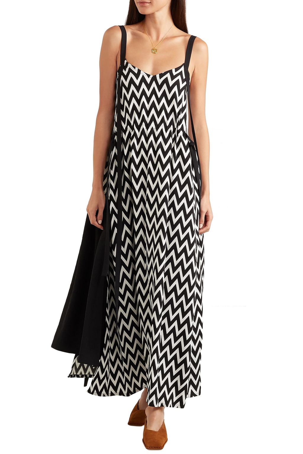LOEWE Printed jersey maxi dress