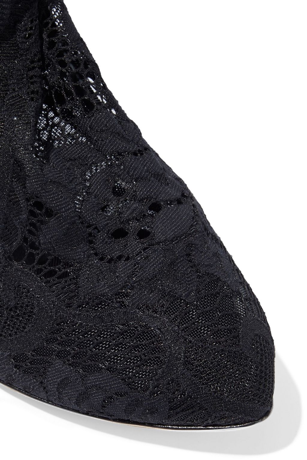 DOLCE&GABBANA Bette stretch-lace thigh boots