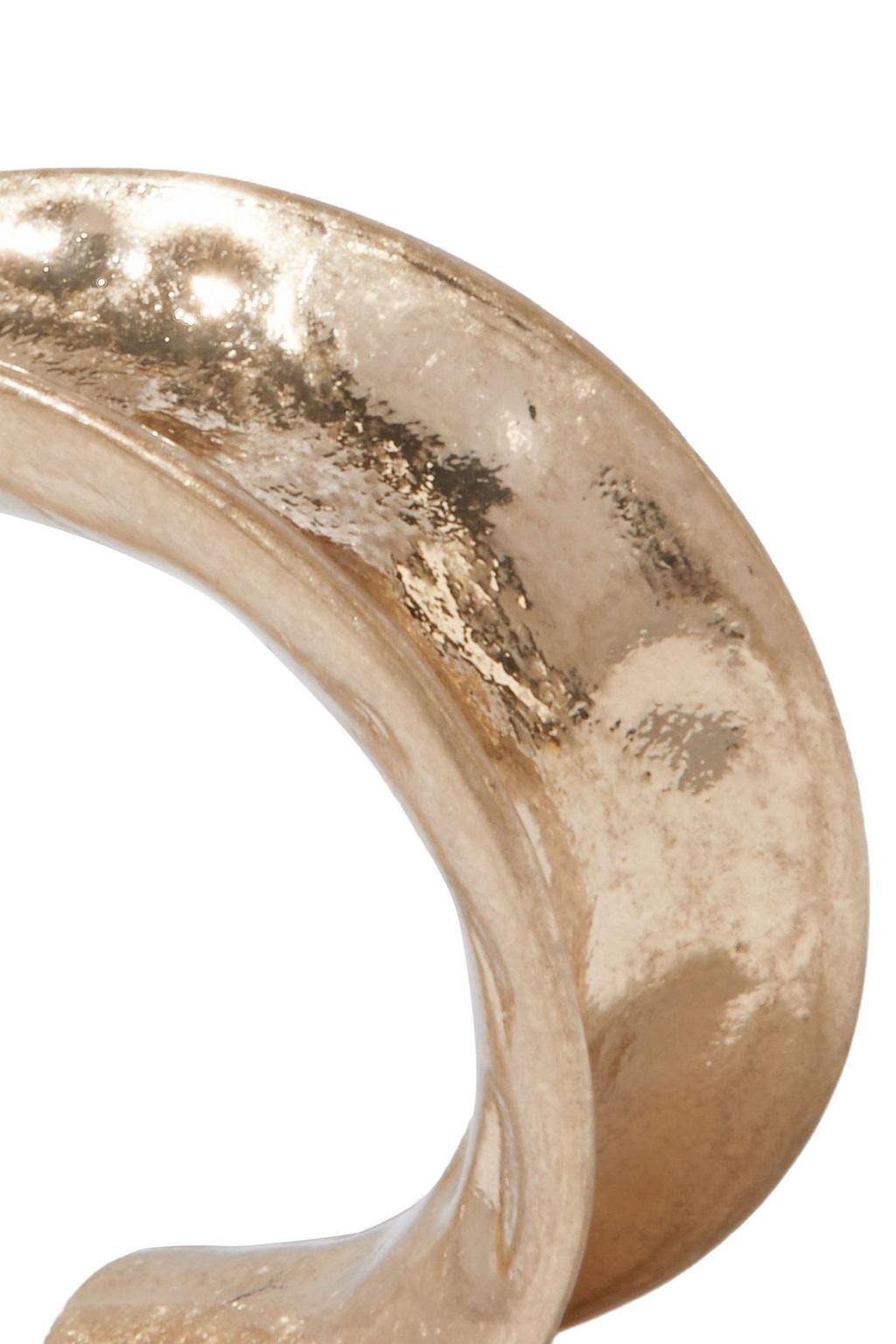 KENNETH JAY LANE Gold-plated hoop earrings