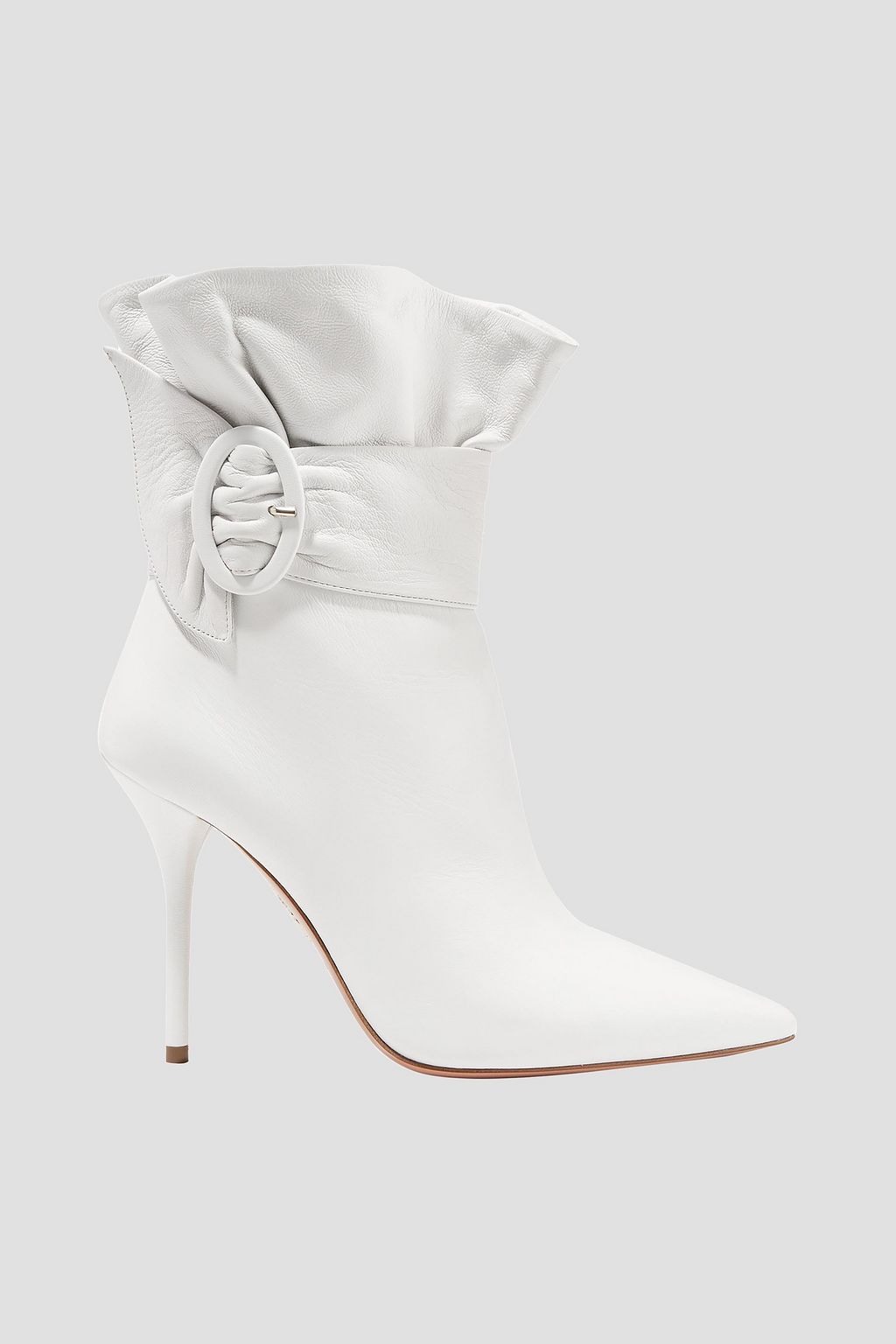 aquazzura white boots