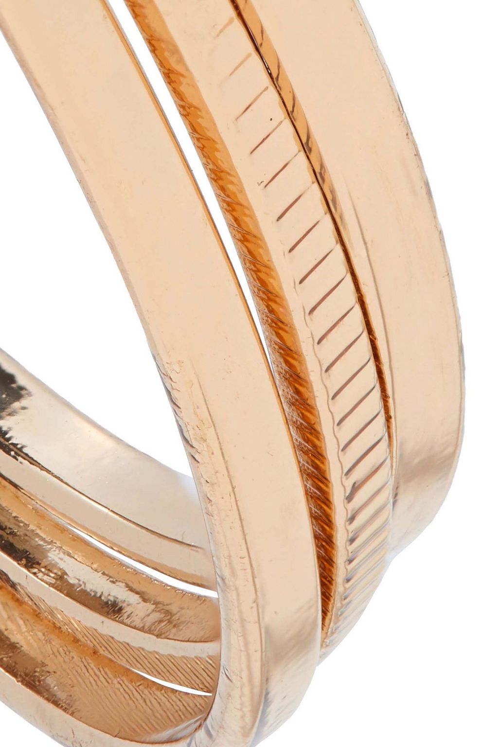 KENNETH JAY LANE Gold-plated hoop earrings