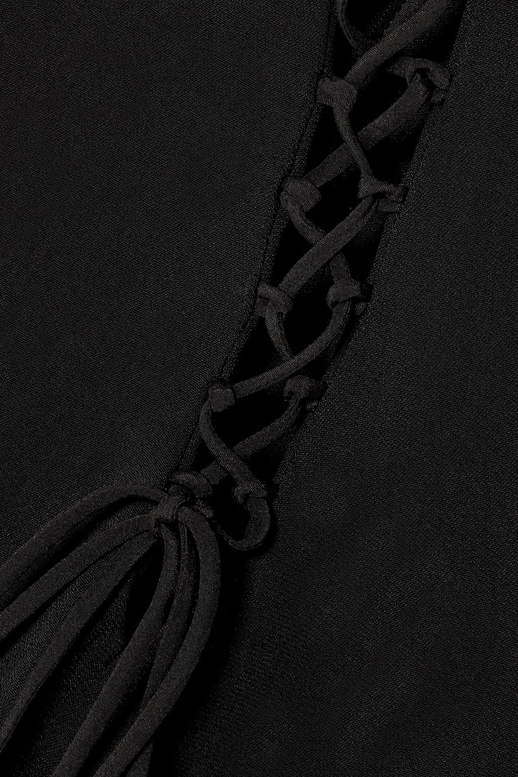 STELLA MCCARTNEY Lace-up cady jumpsuit