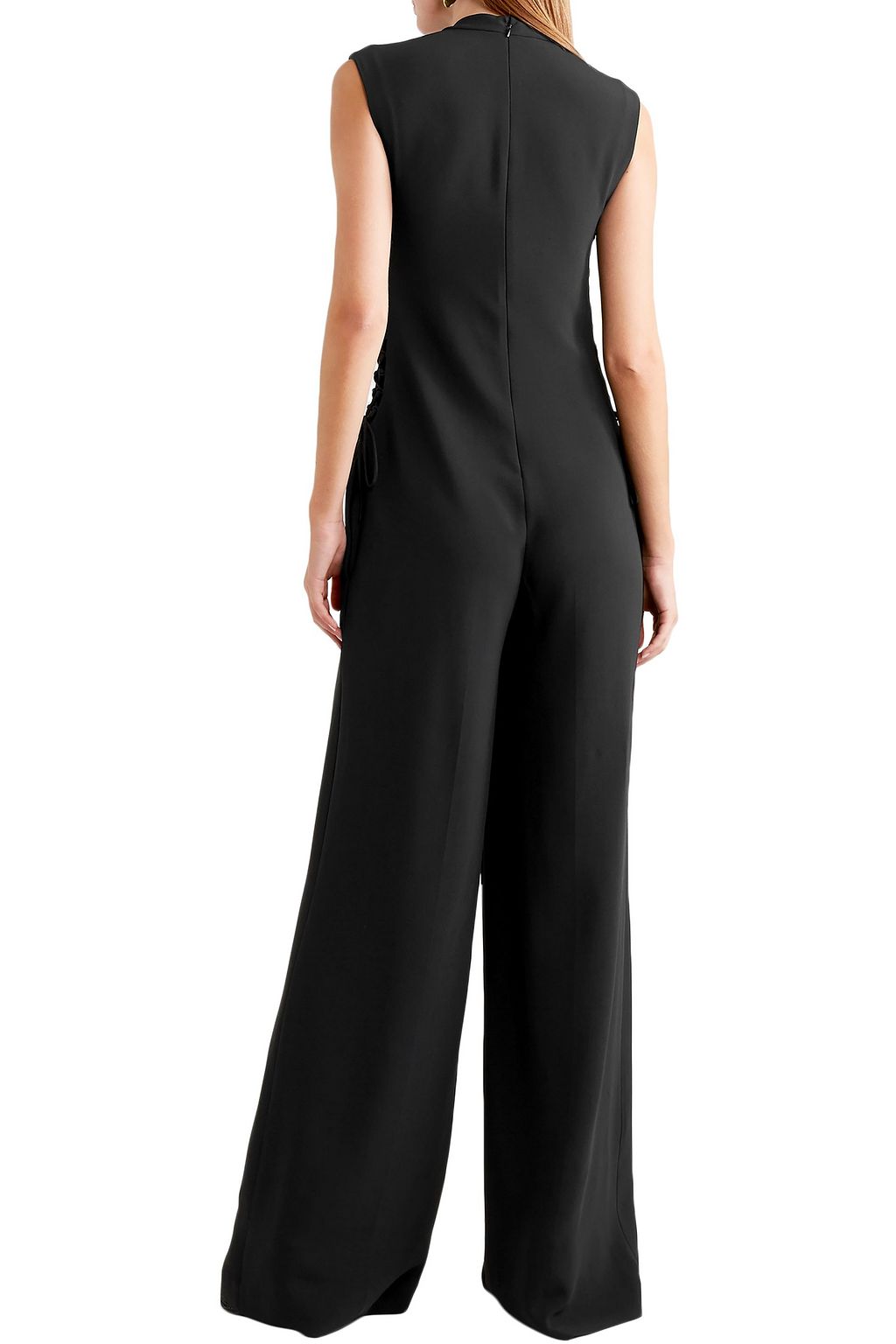 STELLA MCCARTNEY Lace-up cady jumpsuit