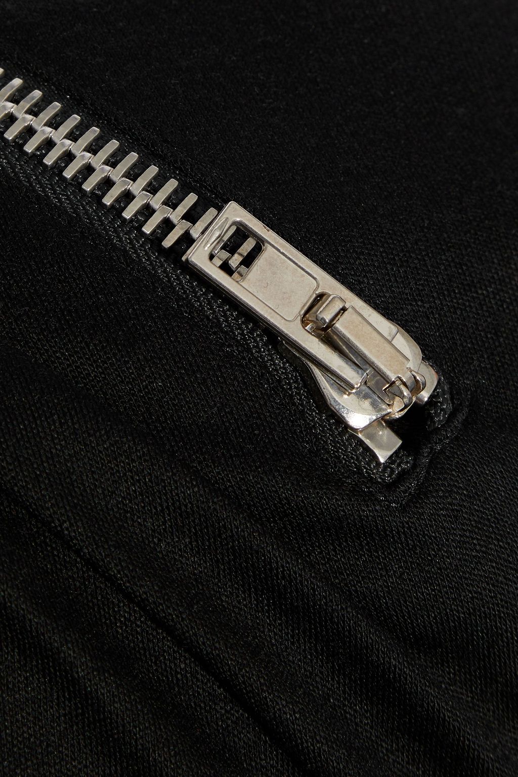 ALEXANDER WANG Zip-detailed draped wool mini dress