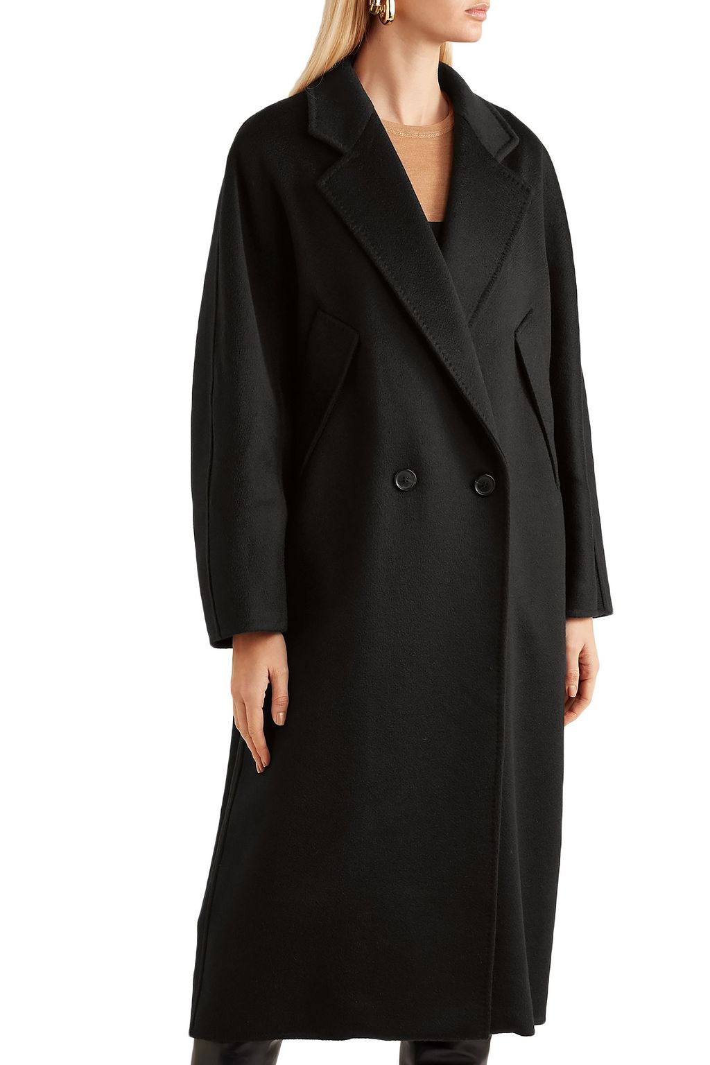 MAX MARA Double-breasted cashmere coat
