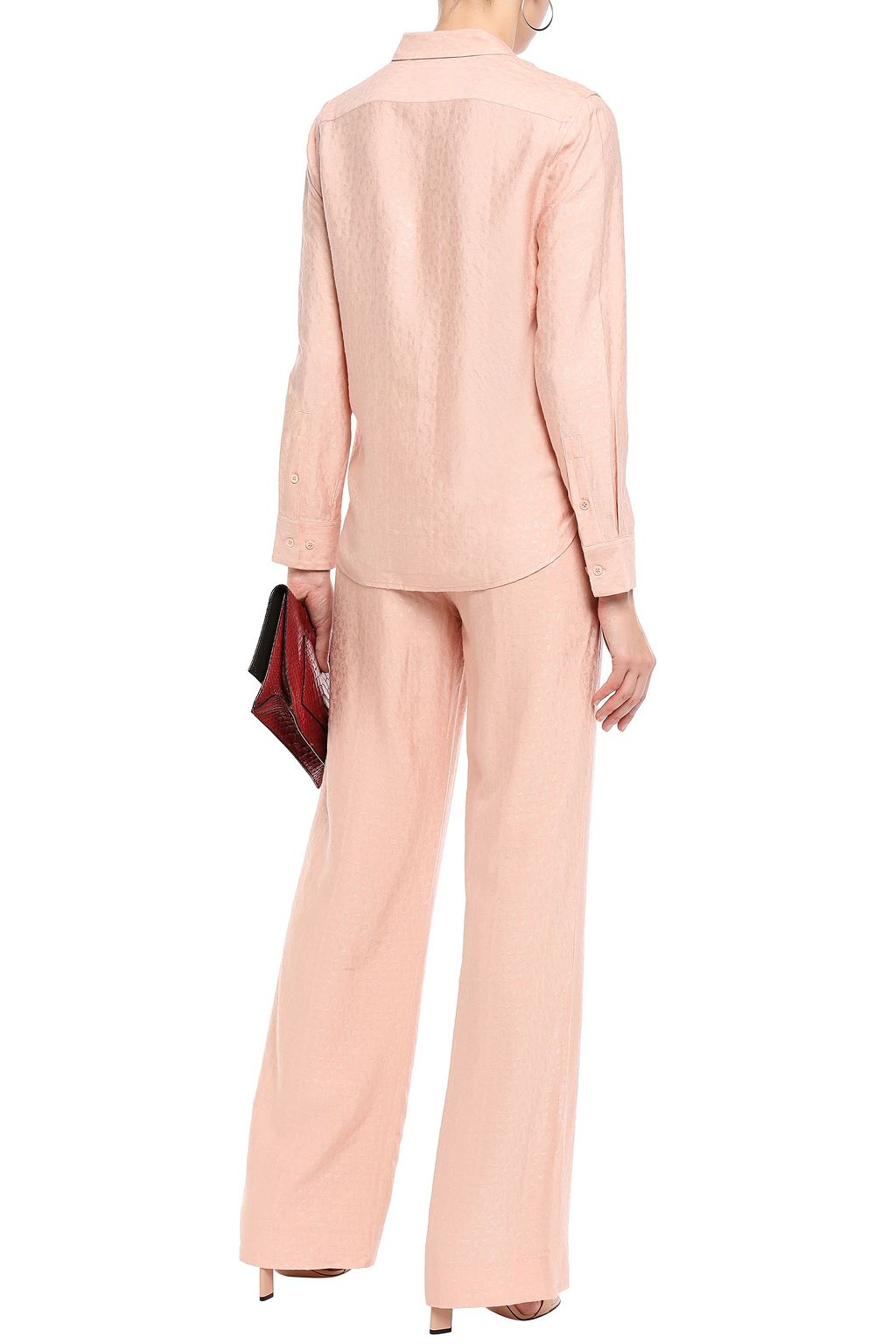 EQUIPMENT Gemene jacquard wide-leg pants