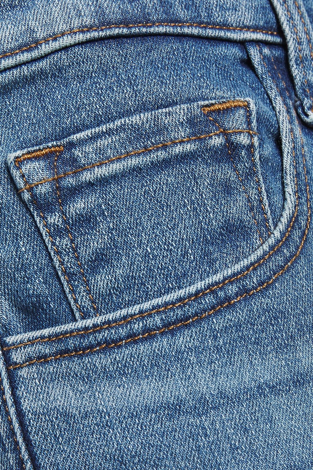 J BRAND Carolina faded high-rise skinny jeans