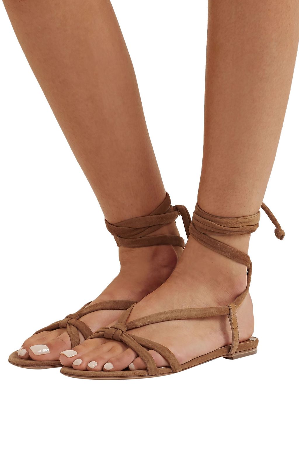 GABRIELA HEARST Reeves suede and croc-effect leather sandals