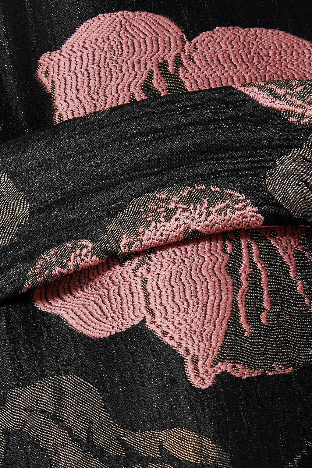 ETRO Belted metallic jacquard coat