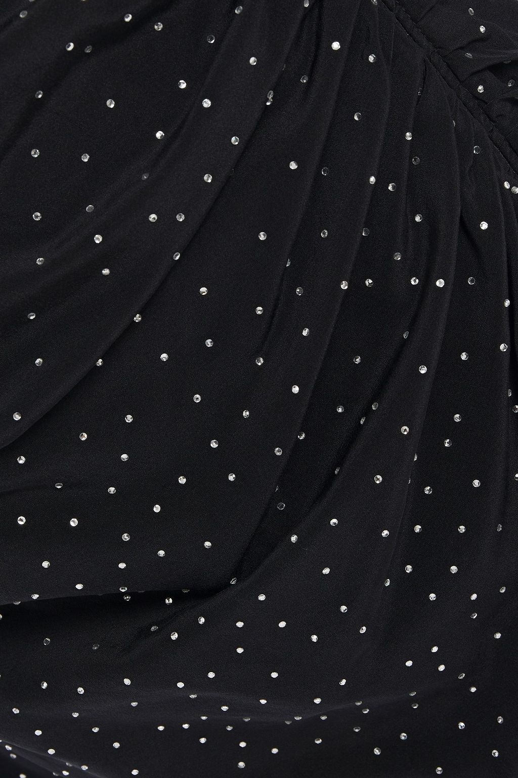 VERONICA BEARD Amara crystal-embellished stretch-silk crepe de chine midi dress