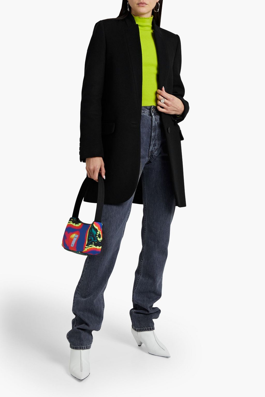 STELLA MCCARTNEY Brushed wool-blend felt coat