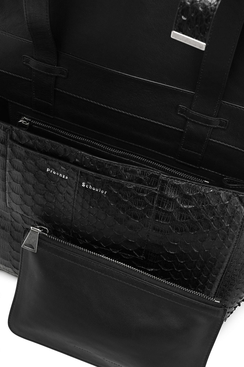 PROENZA SCHOULER PS Courier python shoulder bag
