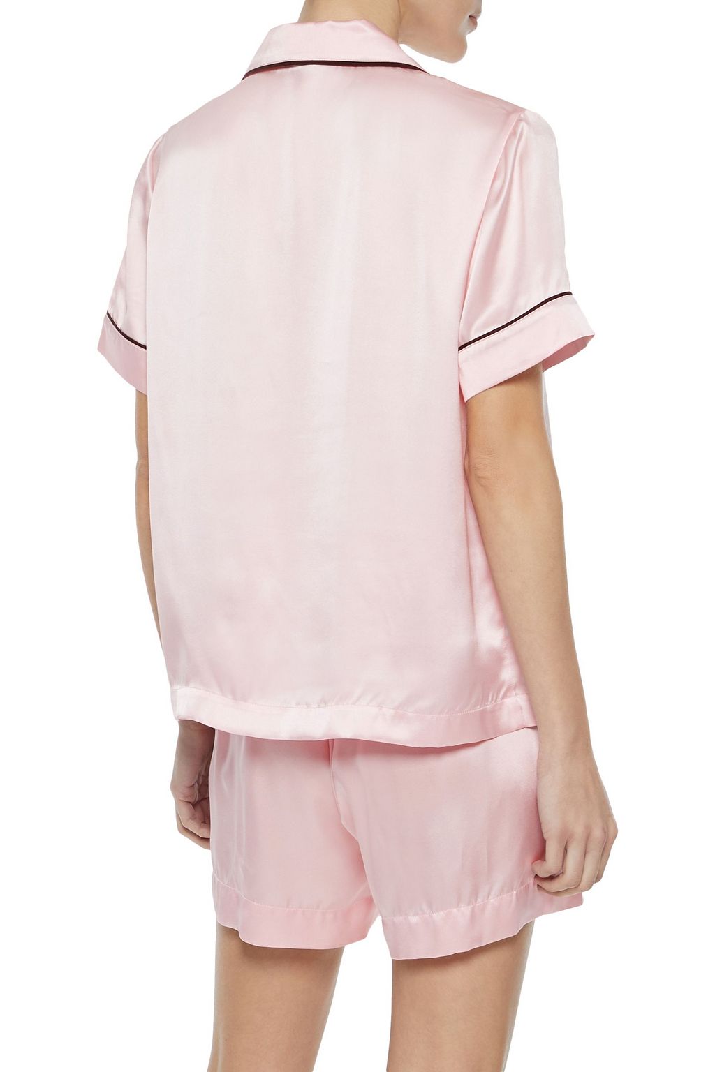 IRIS & INK Karitas silk-blend charmeuse pajama set