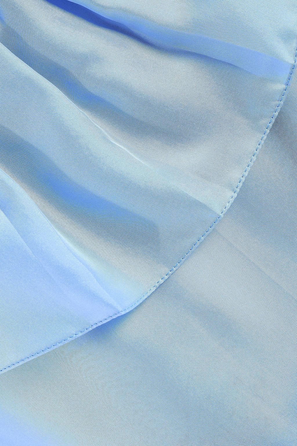 VICTORIA BECKHAM Ruffled silk-habotai blouse