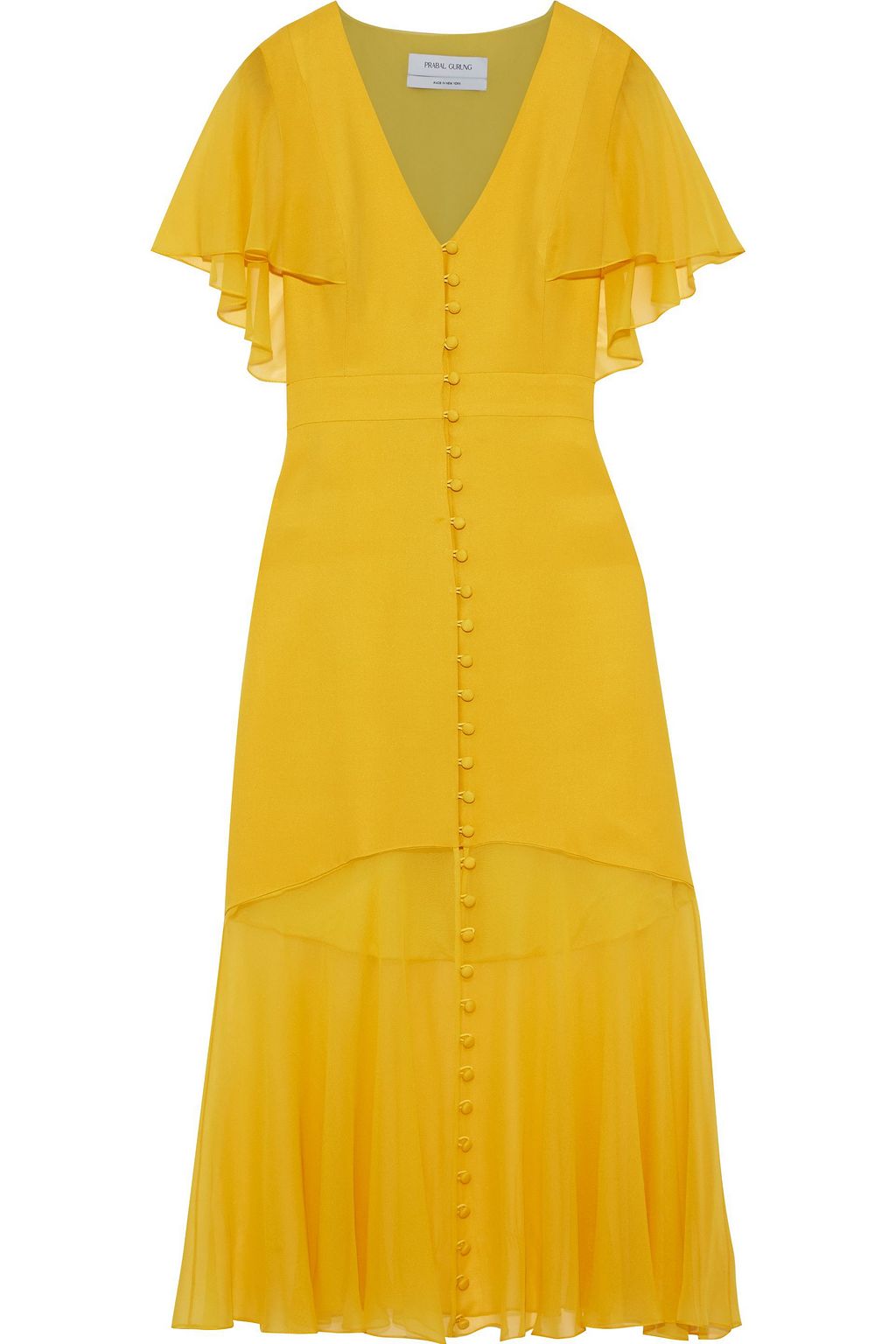 prabal gurung yellow dress