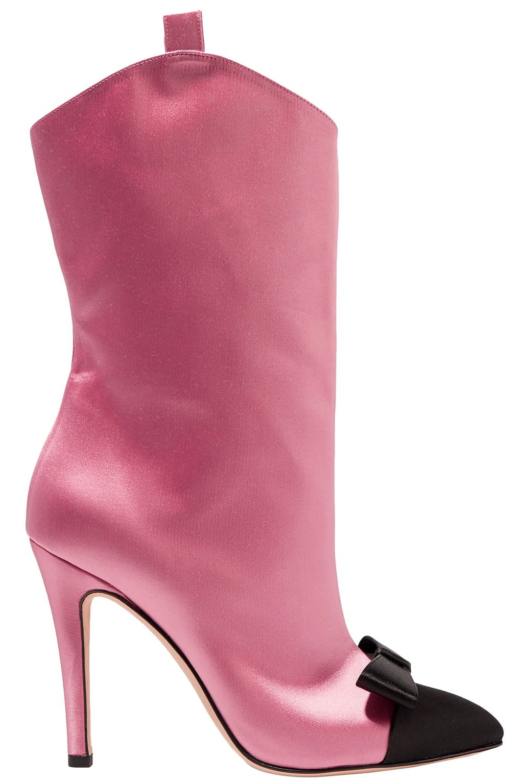 two tone satin ankle boots ALESSANDRA Pink Ankle Boots Shoes from