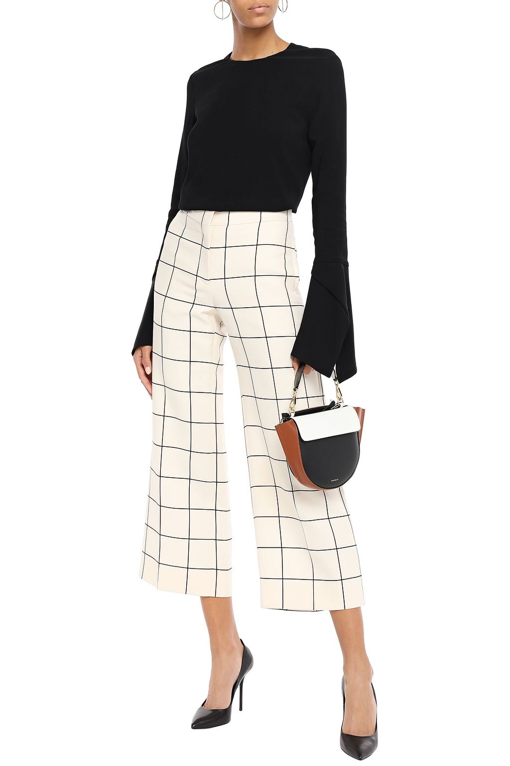 VICTORIA BECKHAM Draped crepe top