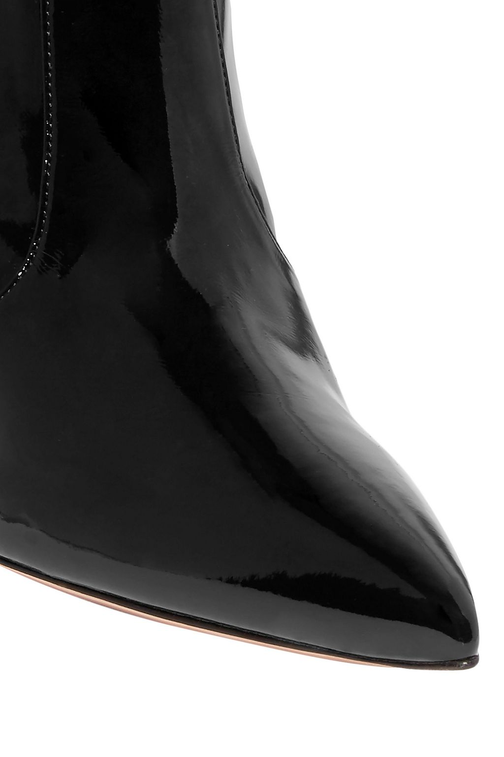 GIANVITO ROSSI 85 Overknees aus Vinyl