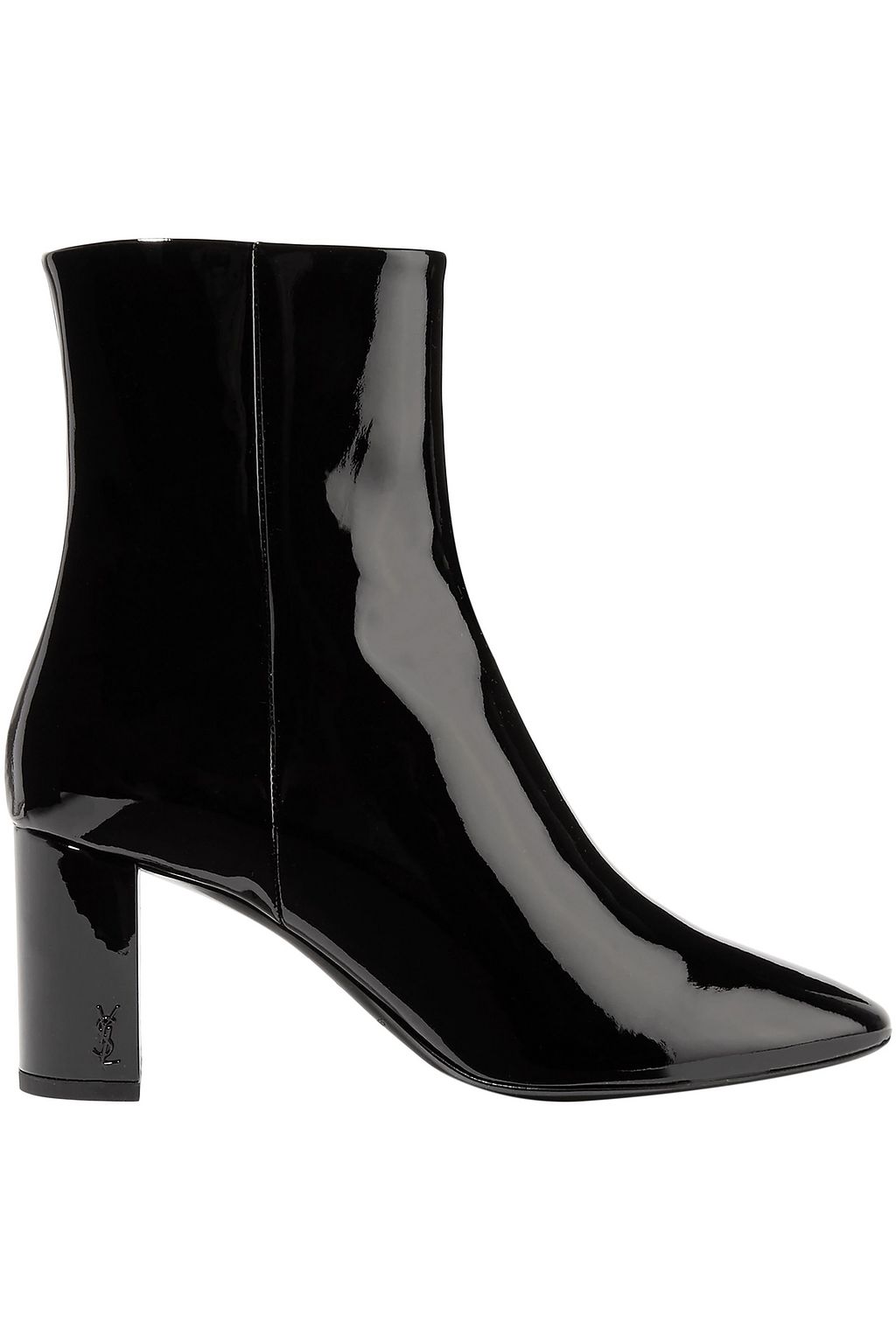 saint laurent patent leather boots