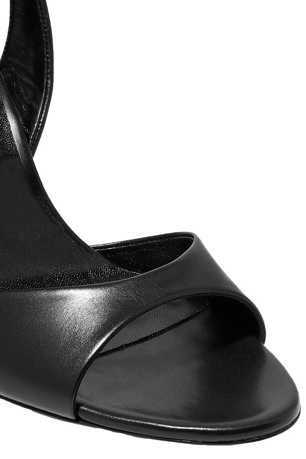 MATTEOMARS Graffio leather slingback sandals