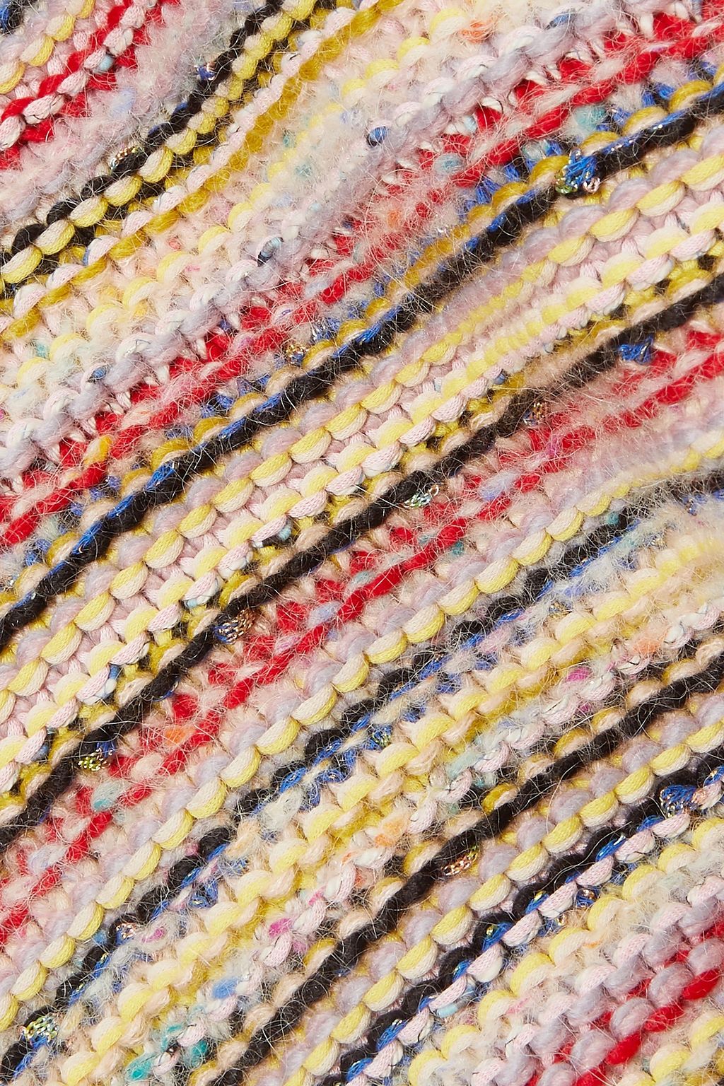 GANNI Striped knitted sweater