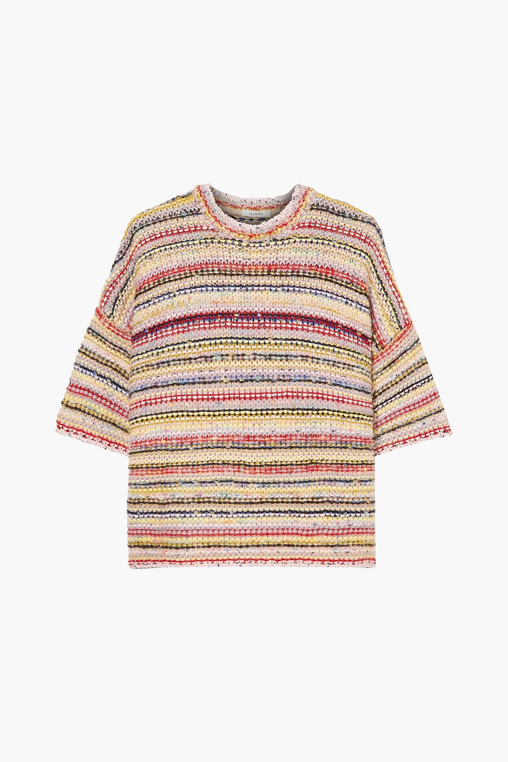 stripe knit sweater