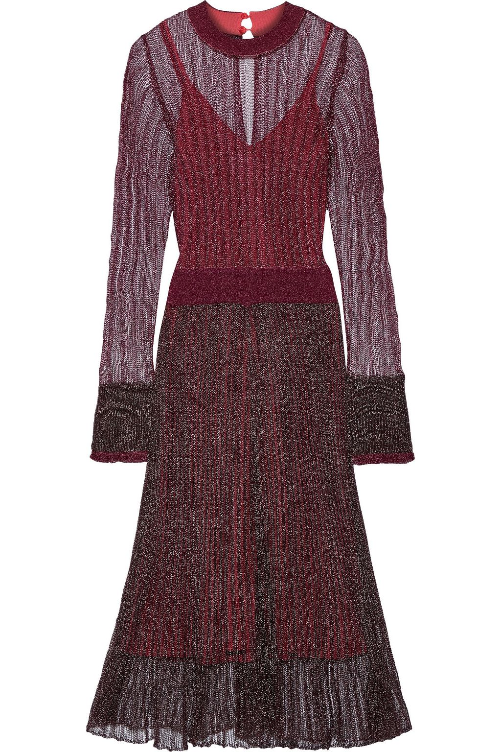 herve leger burgundy dress