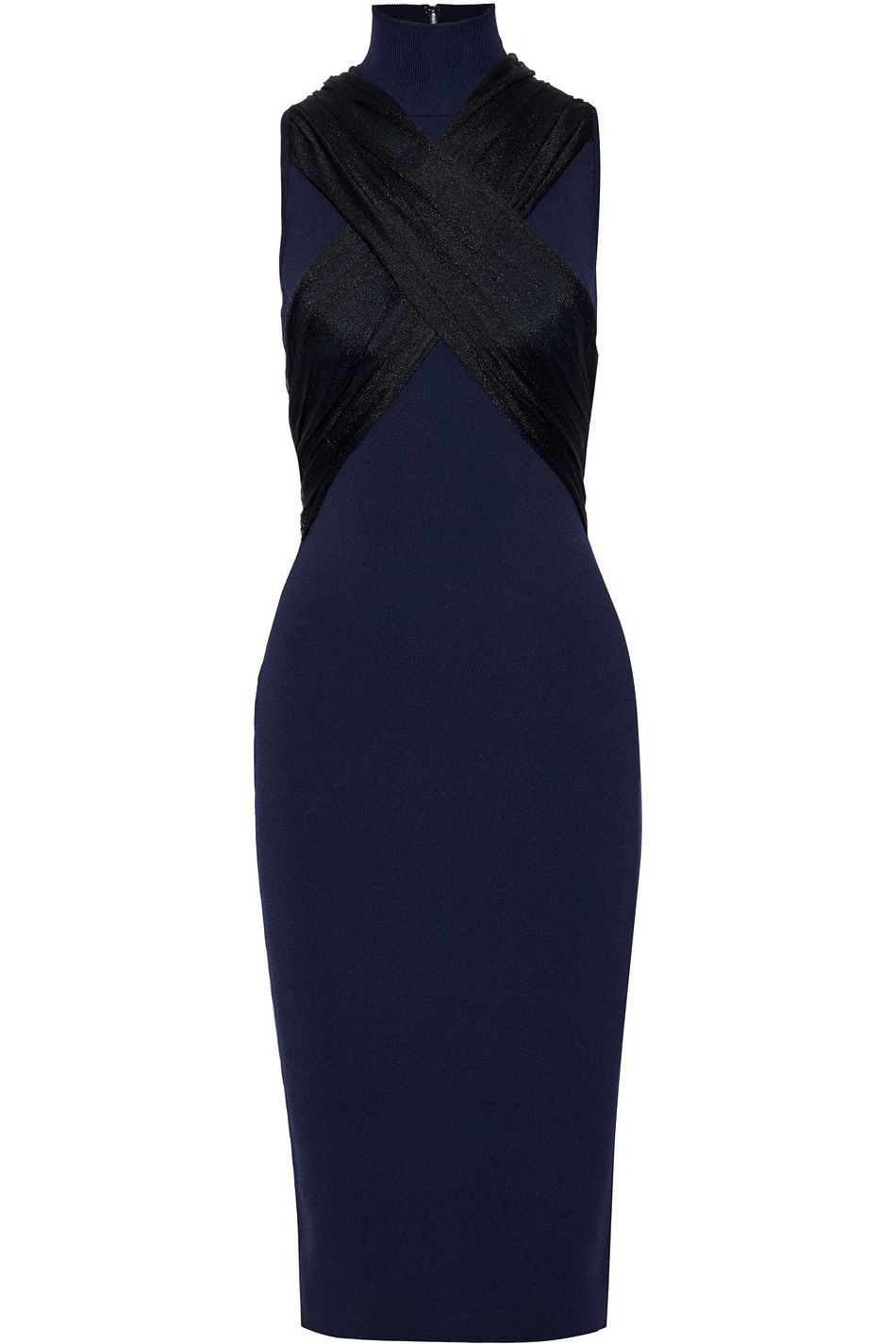 herve leger navy dress