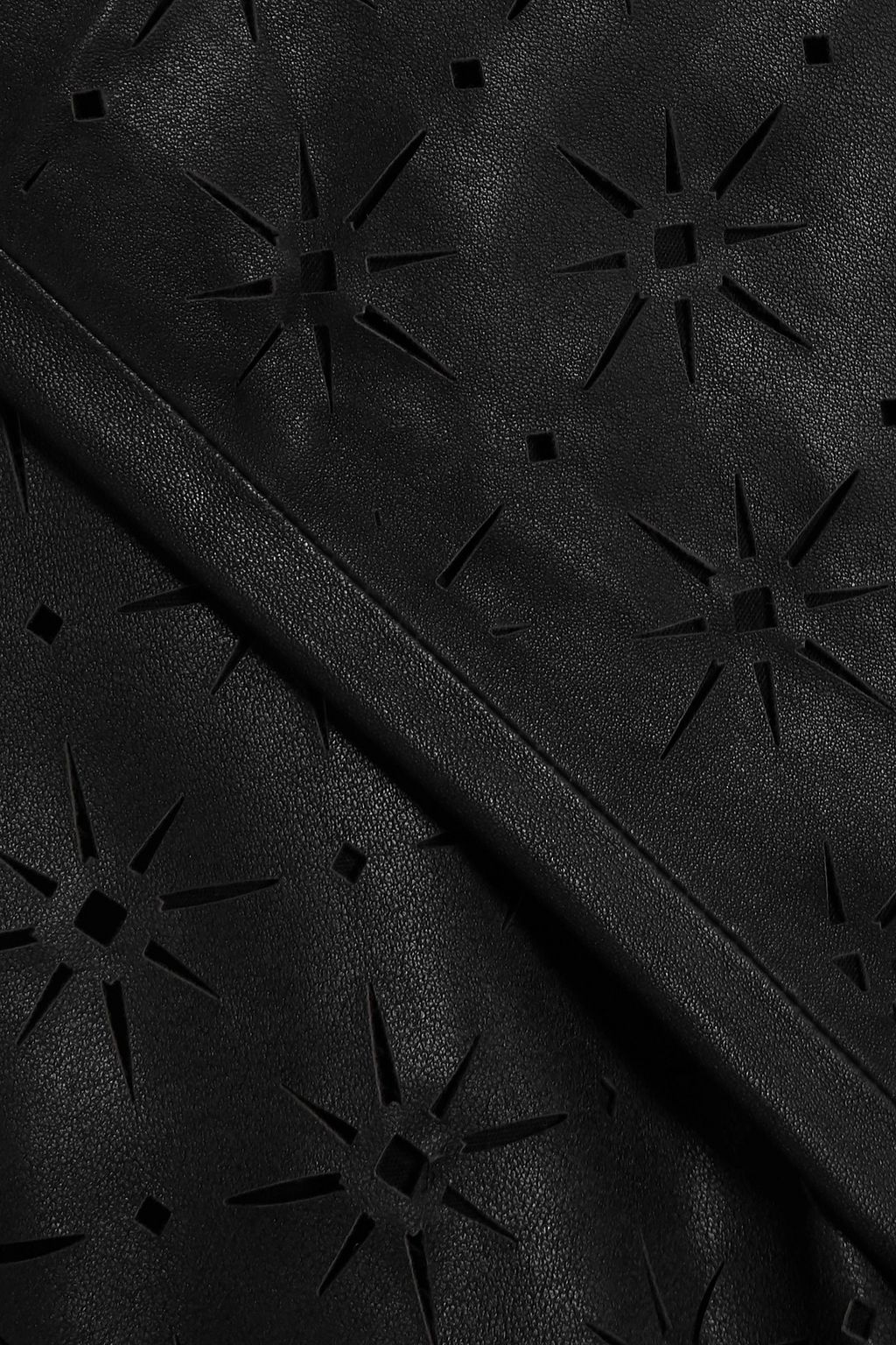 HAIDER ACKERMANN Laser-cut leather slim-leg pants