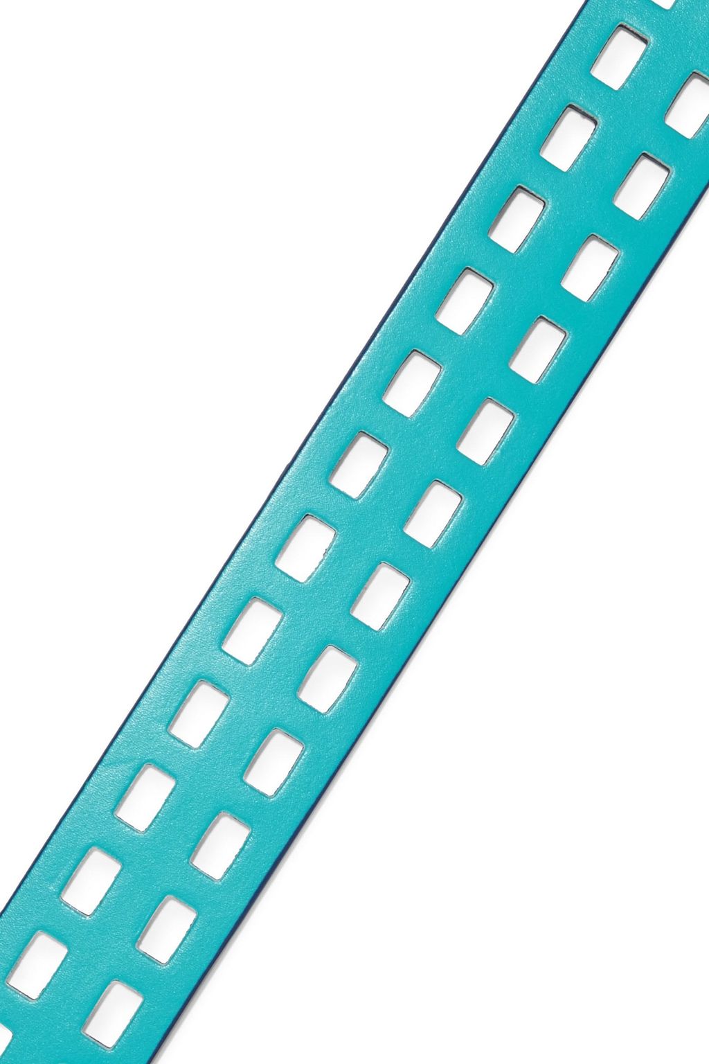 DIANE VON FURSTENBERG Perforated suede belt