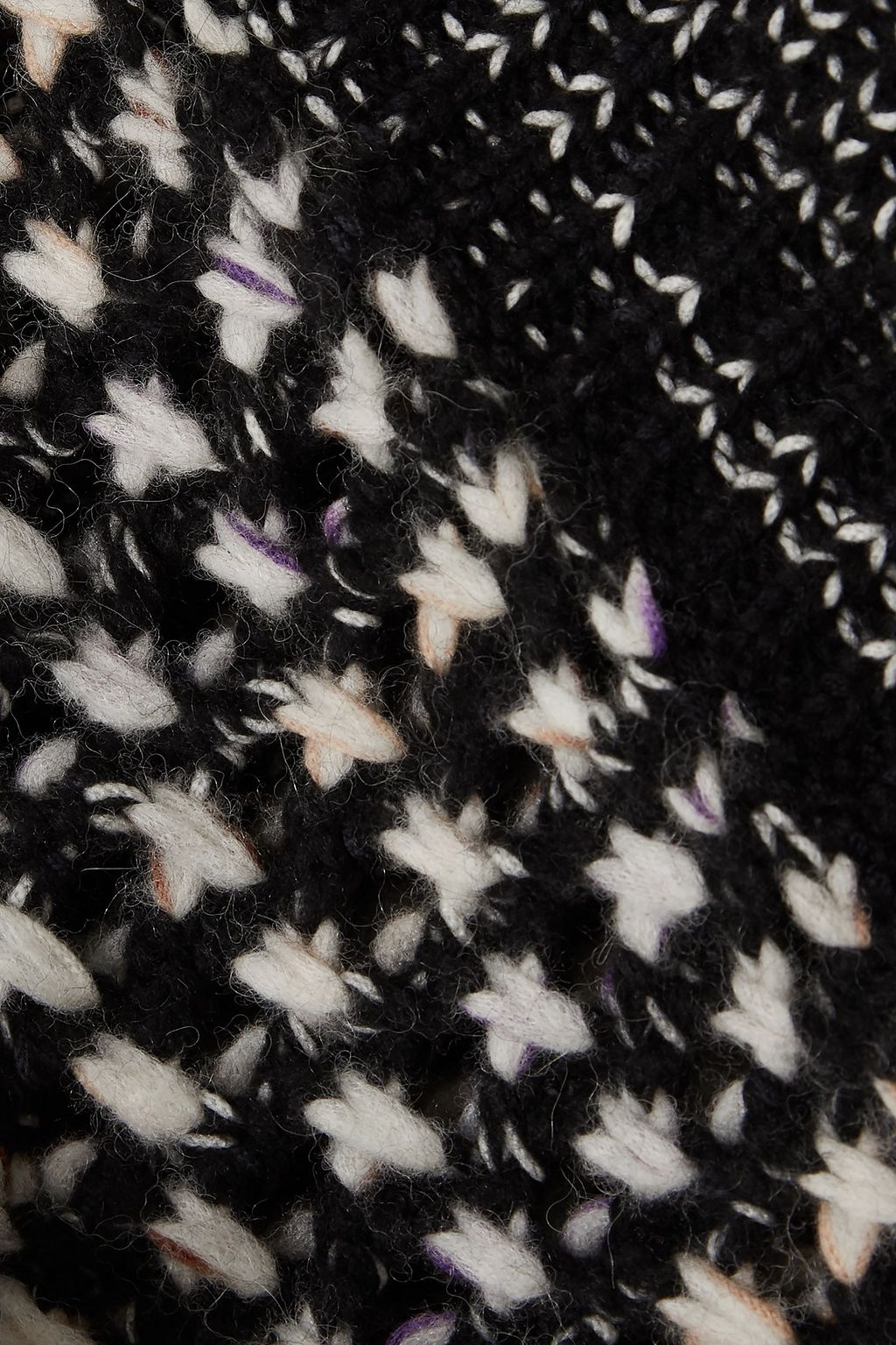 MISSONI Marled open-knit wool-blend cardigan