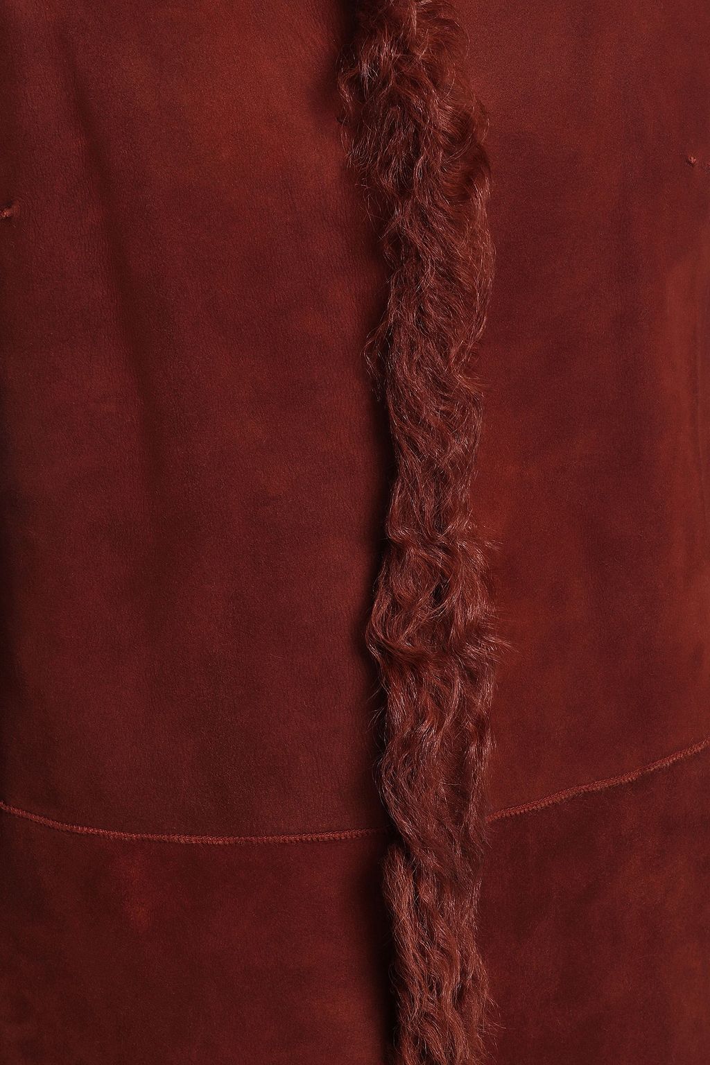 METEO BY YVES SALOMON Wool and cashmere-blend paneled shearling coat