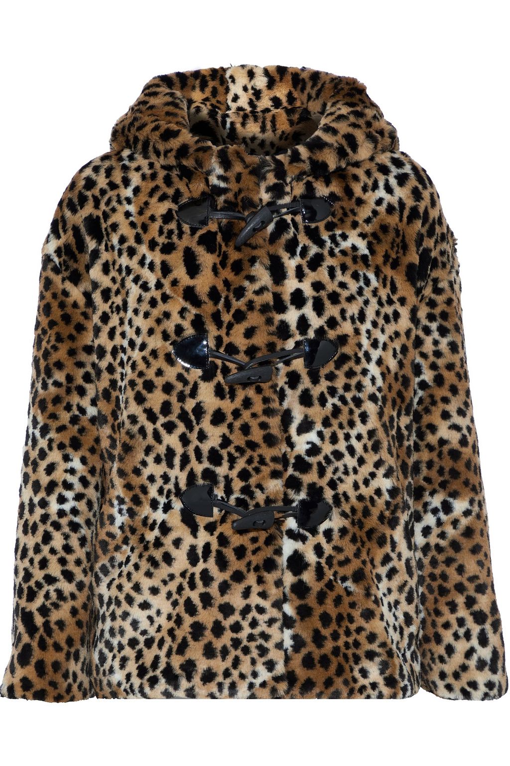 leopard print short coat