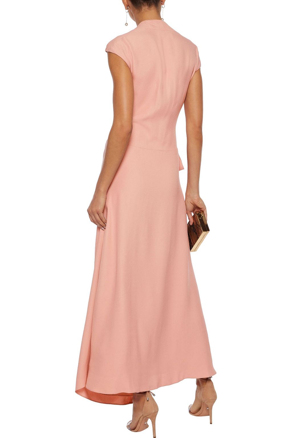 LES HÉROÏNES BY VANESSA COCCHIARO The Elizabeth crepe maxi wrap dress