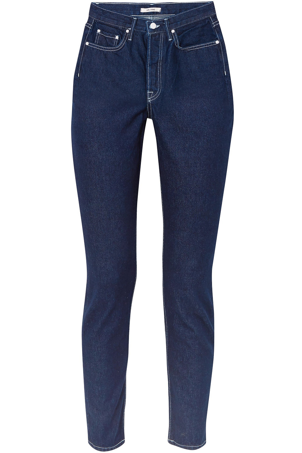 Grlfrnd Karolina High-rise Skinny Jeans In Blue