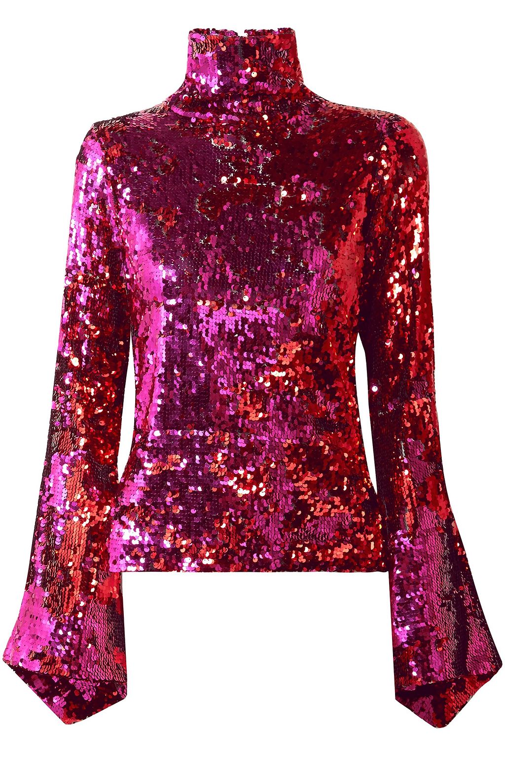 fuchsia sequin top