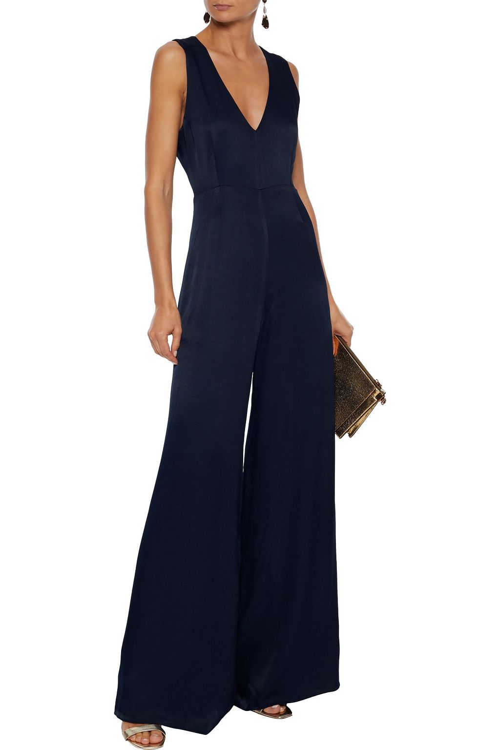 michael kors sequined mesh jumpsuit