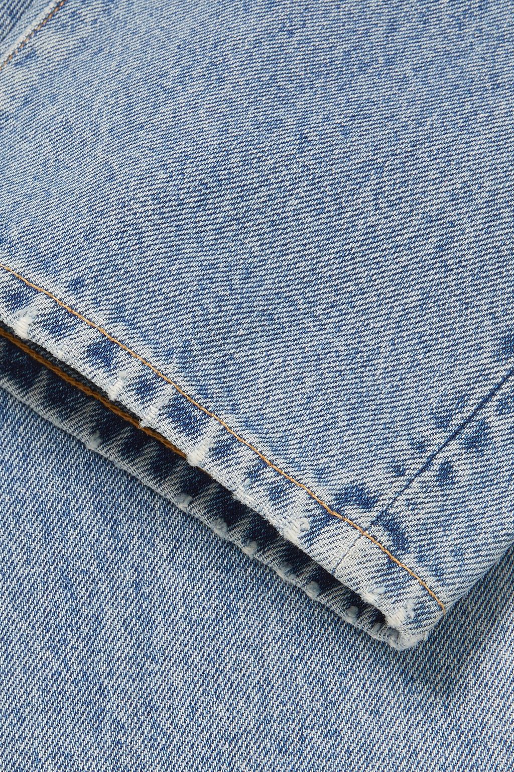 GOLDSIGN The Benefit cropped high-rise straight-leg jeans