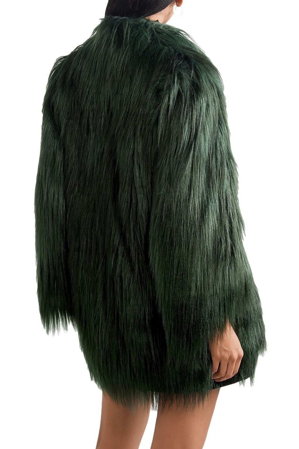 HOUSE OF FLUFF Convertible faux fur coat